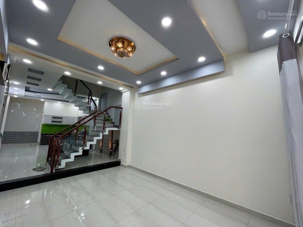 Hiếm bán nhà 4 tầng 4x17m nở hậu 4,5m hẻm ô tô nguyễn văn lượng, phường an hội đông tphcm 9tỷ9
