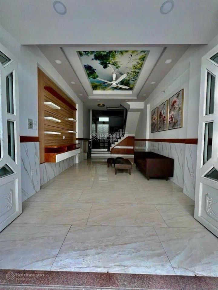 Cực hiếm, bán nhà 4 tầng đẹp 4x15m hẻm ô tô 6m sát mt nguyễn văn khối p. thông tây hội giá tốt 7tỷ5