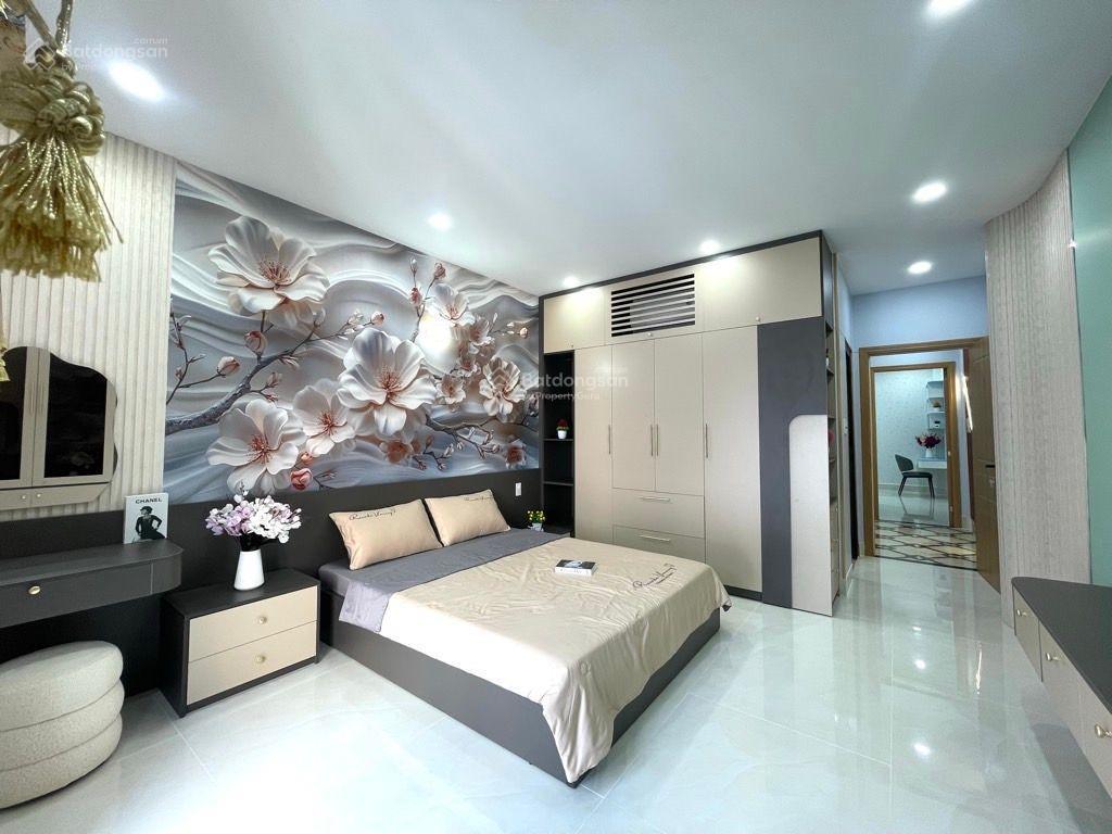Bán nhà 4 tầng đẹp lung linh full nội thất, hẻm ô tô thông lê văn thọ p. thông tây hội chỉ nhỉnh 8t
