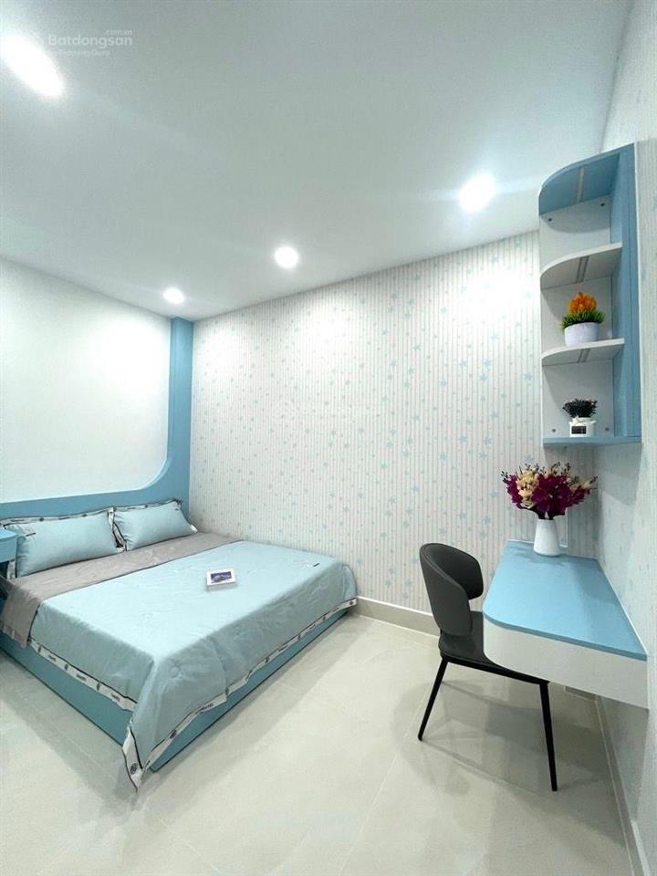 Bán nhà 4 tầng đẹp lung linh full nội thất, hẻm ô tô thông lê văn thọ p. thông tây hội chỉ nhỉnh 8t