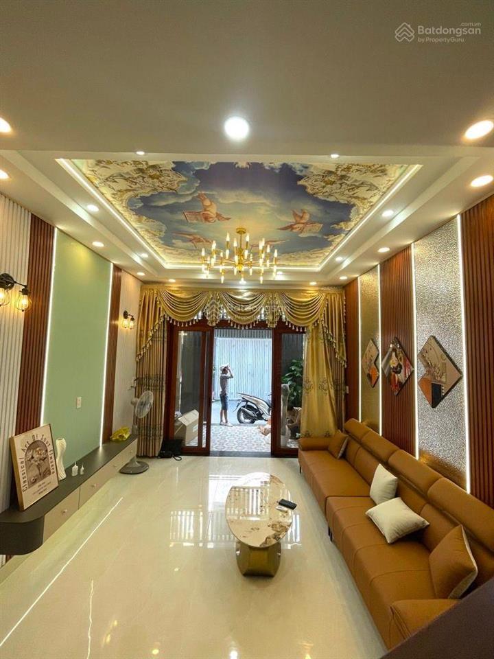 Bán nhà 4 tầng đẹp lung linh full nội thất, hẻm ô tô thông lê văn thọ p. thông tây hội chỉ nhỉnh 8t