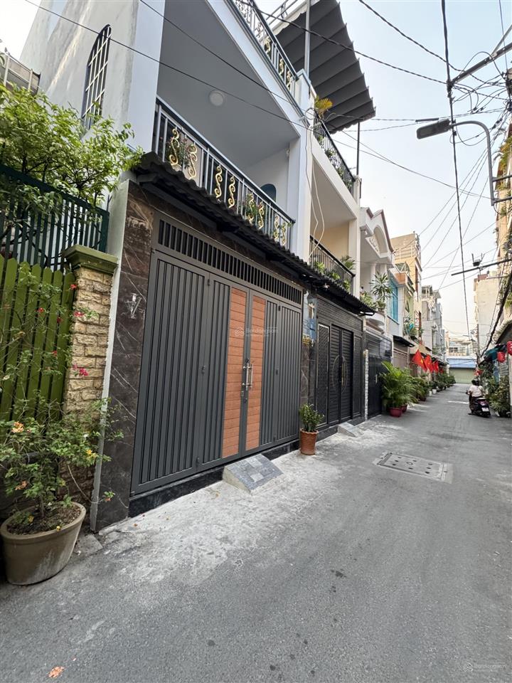 Bán nhà 4 tầng đẹp lung linh full nội thất, hẻm ô tô thông lê văn thọ p. thông tây hội chỉ nhỉnh 8t