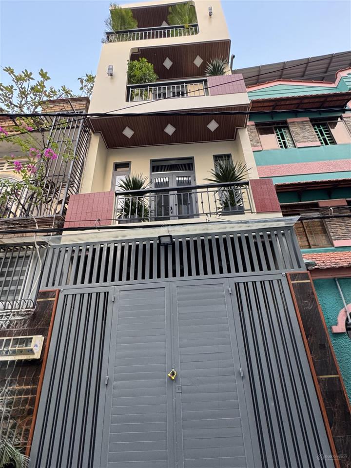 Bán nhà 4 tầng đẹp lung linh full nội thất, hẻm ô tô thông lê văn thọ p. thông tây hội chỉ nhỉnh 8t