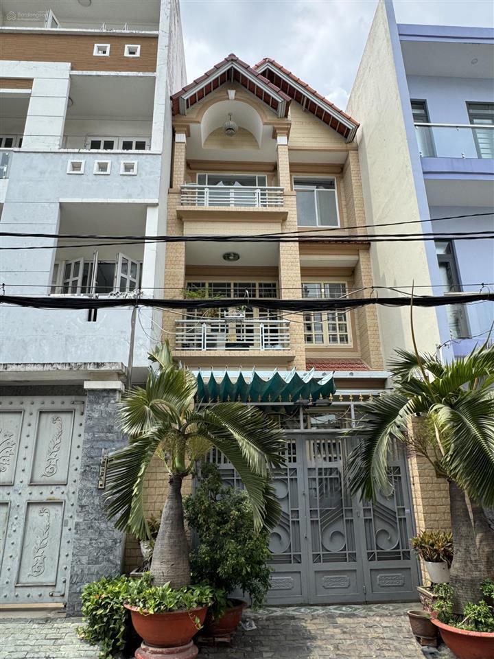 Bán nhà 4 tầng 5x19m, hẻm xe tải thông 12m sát mặt tiền phan huy ích phường an hội tây nhỉnh 12tỷtl