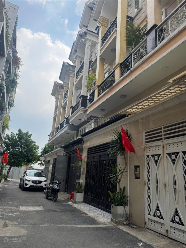 Bán nhà 4 tầng đẹp, hẻm xe tải thông khu phân lô lê đức thọ p. an nhơn chỉ 10tỷ tl chính chủ
