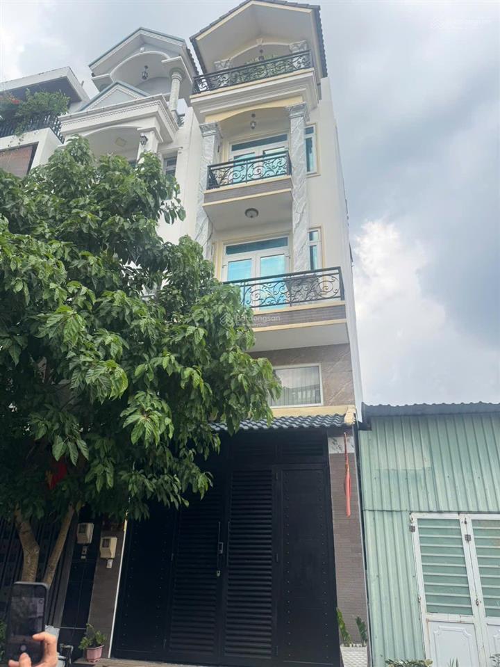 Bán nhà 4 tầng đẹp, hẻm xe tải thông khu phân lô lê đức thọ p. an nhơn chỉ 10tỷ tl chính chủ