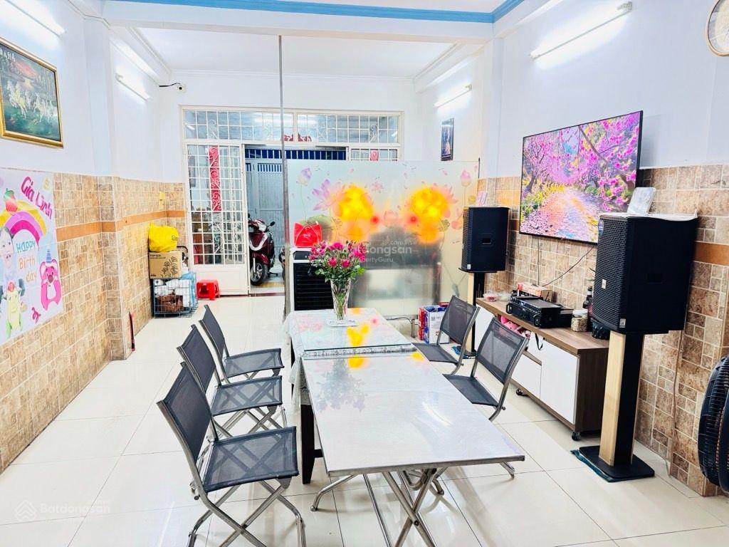 Cực hiếm bán nhà hẻm ô tô thông 122m²  4,1 x 30m dương quảng hàm p. an nhơn tphcm chỉ 13,45 tỷ tl