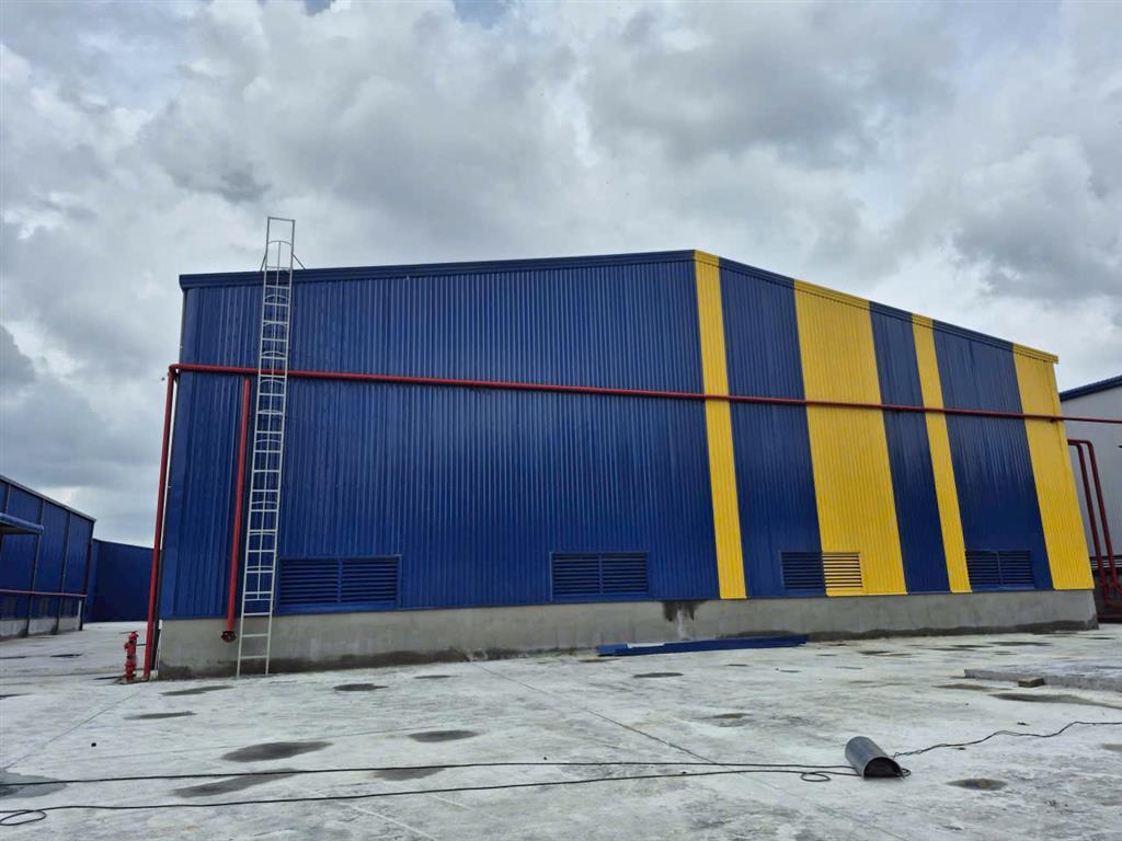 cho thuê nhà xưởng sản xuất kinh doanh XNK, khung thép kiên cố , bàn giao SX liền