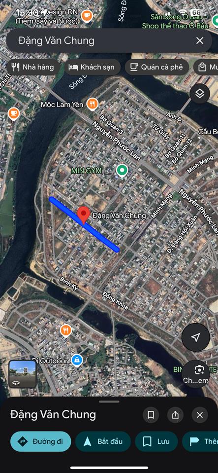 Bán đất lô góc 2 mặt tiền đường đặng văn chung và hói kiếng 15  kđt ven sông ngũ hành sơn đà nẵng