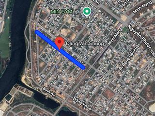 Bán đất lô góc 2 mặt tiền đường đặng văn chung và hói kiếng 15  kđt ven sông ngũ hành sơn đà nẵng