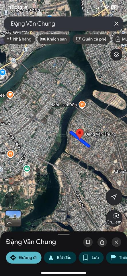 Bán đất lô góc 2 mặt tiền đường đặng văn chung và hói kiếng 15  kđt ven sông ngũ hành sơn đà nẵng