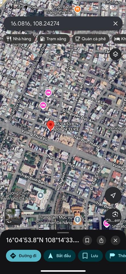 Cần bán lô đất đường trần đức thông  biển võ nguyên giáp  phước mỹ  sơn trà  đà nẵng