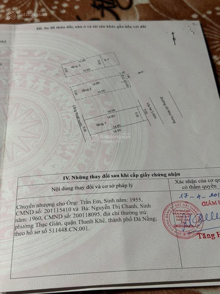 Bán gấp nhà 3 tầng võ như hưng gần khu an thượng đỗ bá