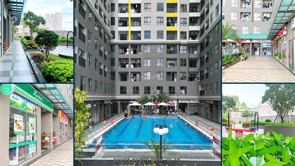 Bán gấp căn bcons green view 2pn full nt, giá chỉ 2,18 tỷ bao thuế phí, gần go dĩ an, làng đại học
