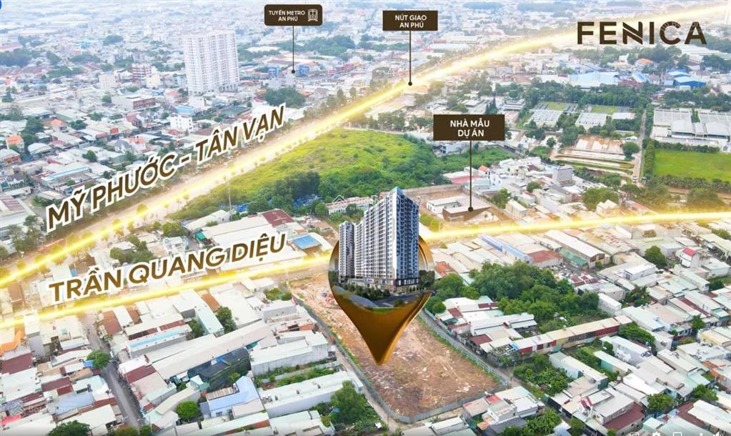Căn hộ fenica cao cấp 4 mặt tiền, trả trước 160tr, góp 6tr/tháng đến khi nhận nhà ( số lượng có hạn