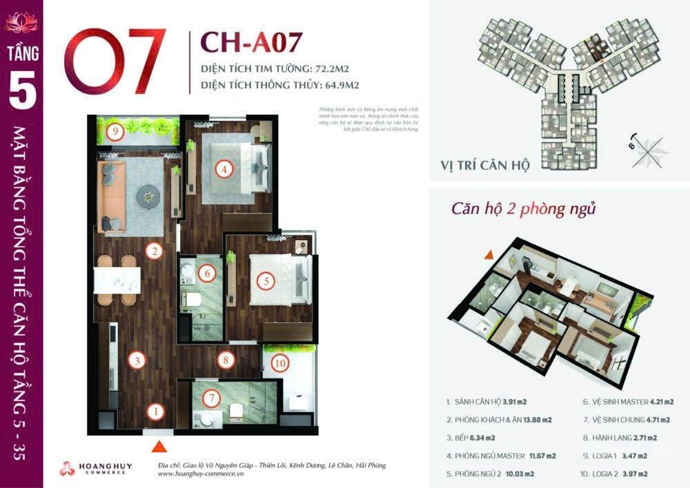 Giá tốt hiếm có  căn góc 2pn2wc tòa lotus  full nội thất  đã có sổ
