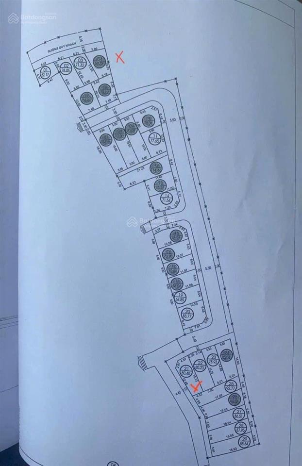 Bán 104m2  đấu giá x4  thư lâm. giá 5x tr/m2
