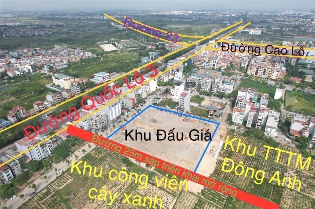 Bán 1 cặp khu x7  vườn đào  xã đông anh