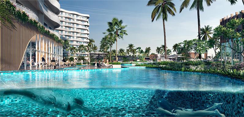 Bán gấp căn condotel shantiran hội an beach resort by wyndham đã bàn giao giá tốt