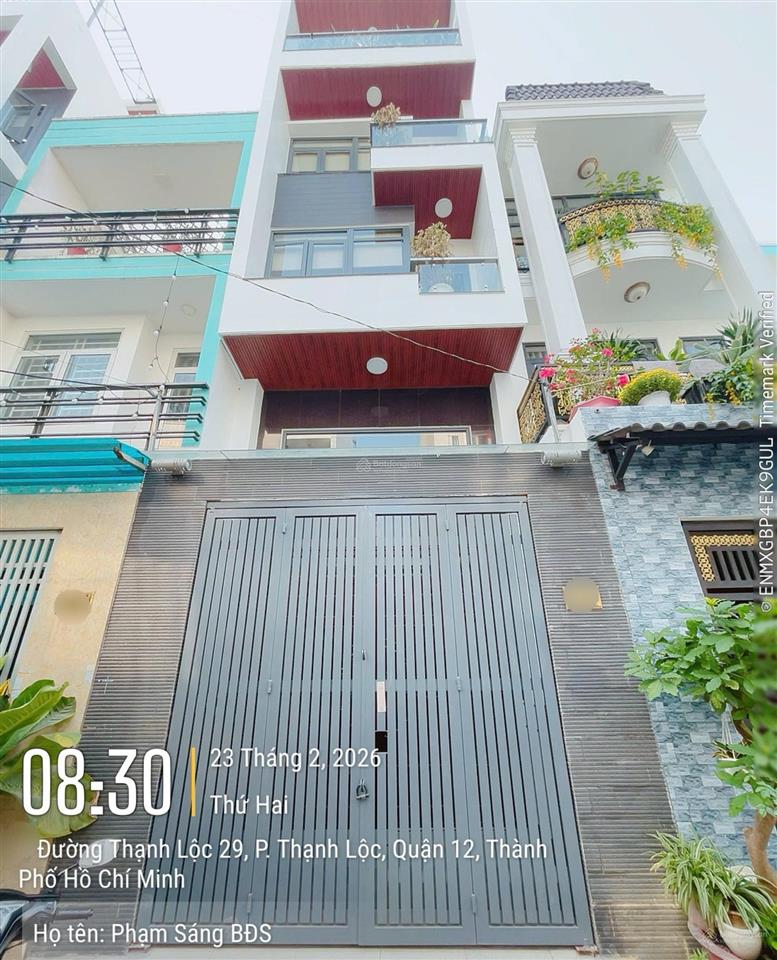 $nhà mới shr 4x17, gần chợ cầu đồng  sông sg, 5 tầng (đường oto tới nhà).