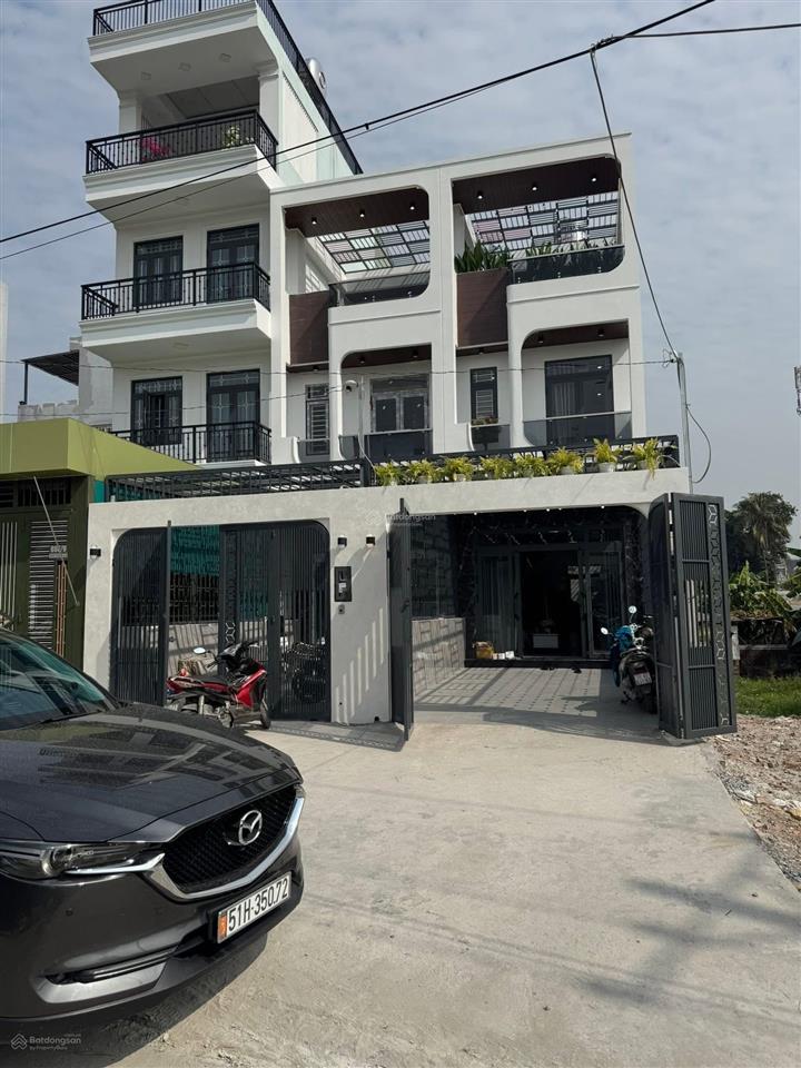 Hiếm! nhà xây mới mặt tiền sông vàm thuật  ngay hà huy giáp  thông ra sông sg. (4x25m)