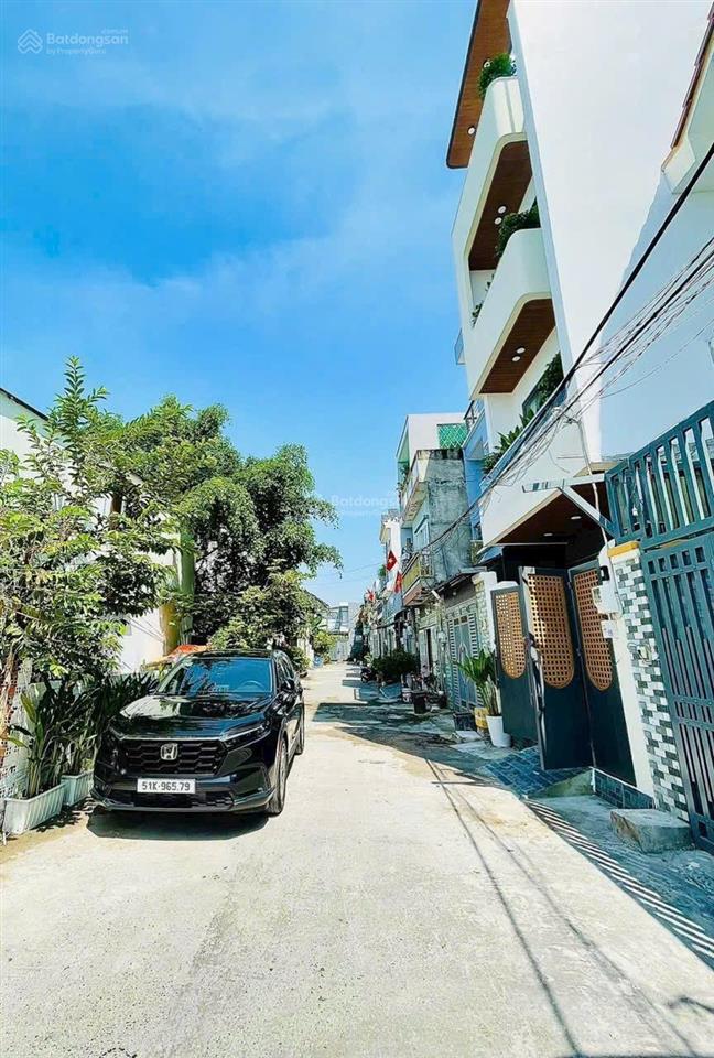 Hiếm!nhà mới xây ngã tư  chợ cầu đồng (thạnh lộc 19). về gò vấp 10p.