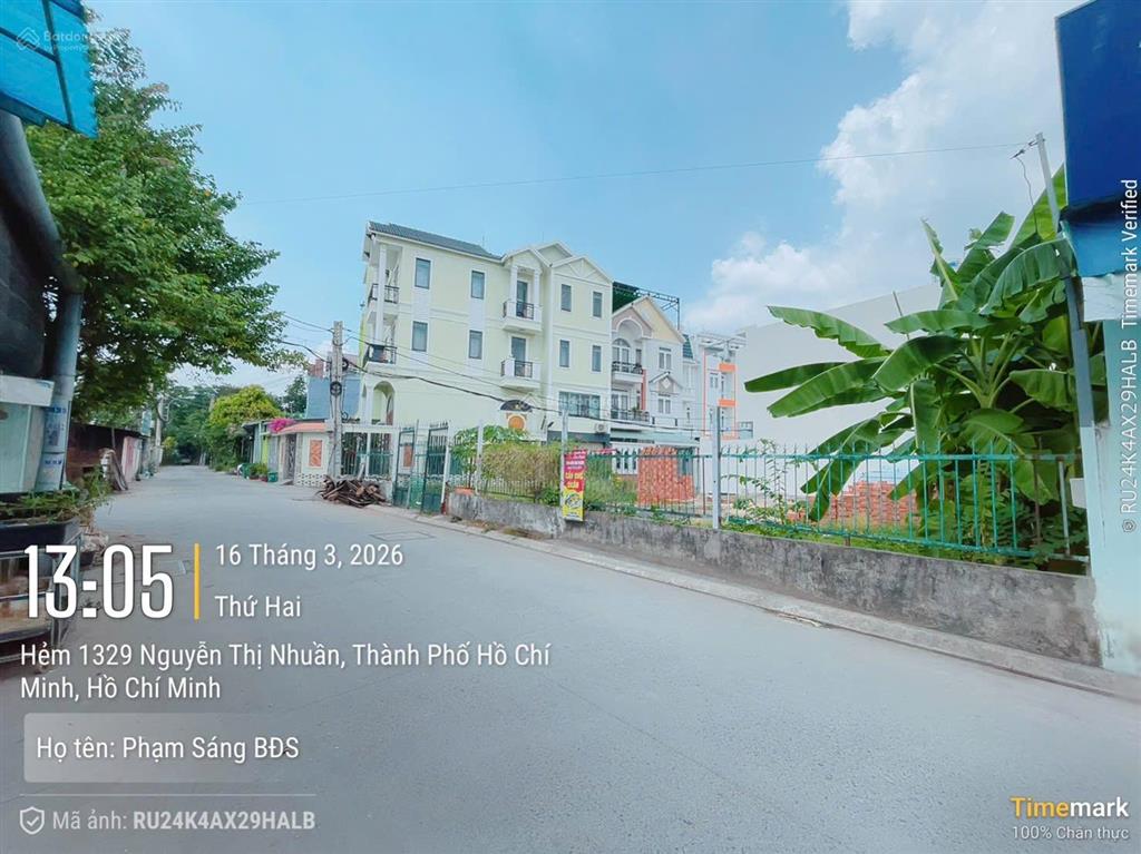 Hiếm đất gần cầu an lộc  sông vàm thuật nguyễn thị nhuần. quận 12