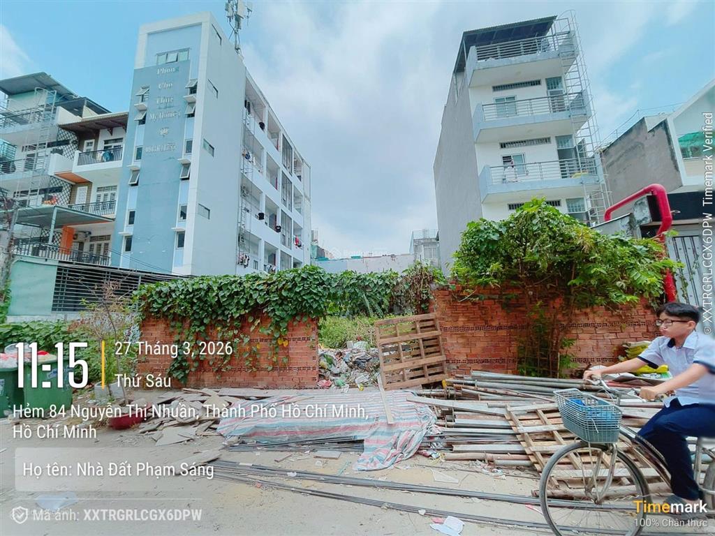Hiếm! lô liền kề sát gần trường đại học nguyễn tất thành, dt 5x33m. tiện xây chdv