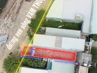 Đất mặt tiền sông vàm thuật, dt 5x29m, đối diện công viên nguyễn văn lượng gò vấp