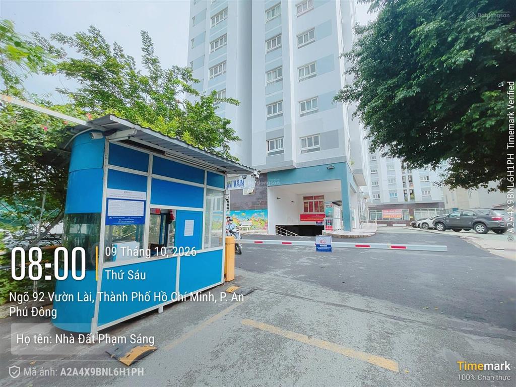 Hiếm! chung cư an phú đông, giá 2,3 tỷ/68m2, bao sang tên. sổ riêng