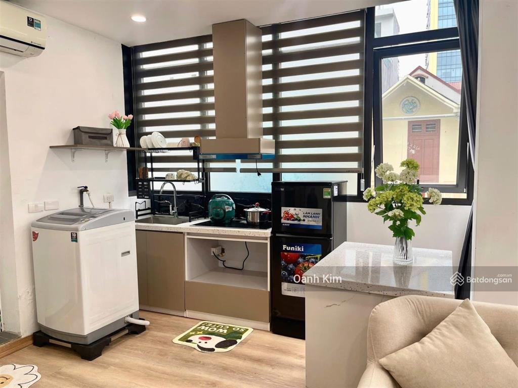 Ccmn hào nam, 68m2*7t 12 căn studio, dt 1tỷ/năm, ngõ ba gác thông, 50m ra phố, thang máy, pccc