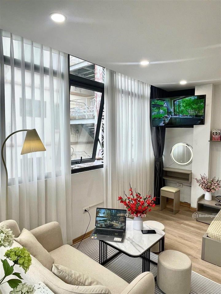 Ccmn hào nam, 68m2*7t 12 căn studio, dt 1tỷ/năm, ngõ ba gác thông, 50m ra phố, thang máy, pccc