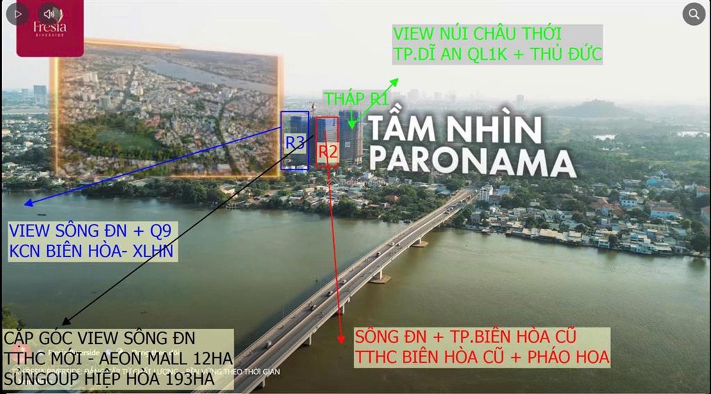 Sở hữu căn hộ view sông đồng nai tại biên hòa với 420 triệu  đón sóng aeon mall & tthc đồng nai!