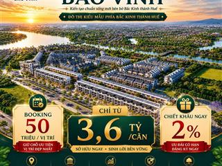 Emerald bao vinh huế  chỉ dự kiến từ 3.6 tỷ sở hữu ngay nhà phố 3 tầng đa giá trị ngay tttp
