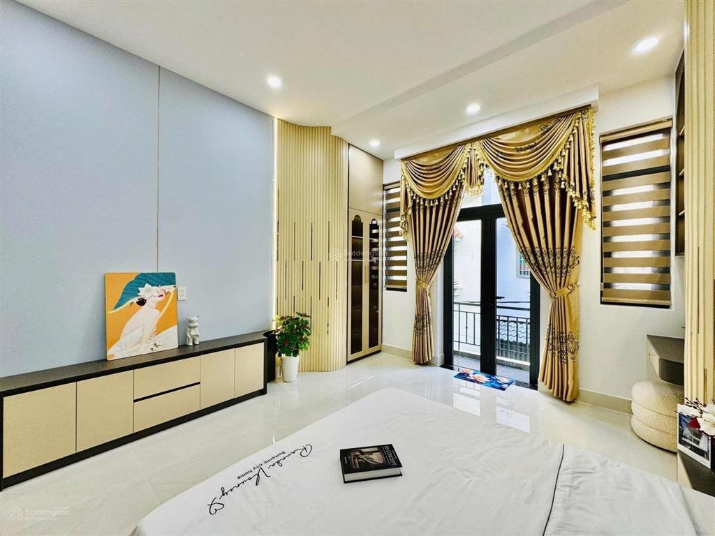 Nhà 4 tầng mới 100%, 56m2, đường 4m ô tô thông, giá 8.88 tỷ vị trí đs9, p9, gv