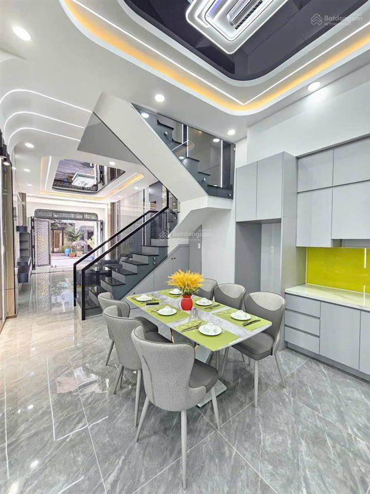 Ms7689 | bán nhà 1 trệt 2 lầu full nội thất đường 12m thông tân đông hiệp, dĩ an gần tp.hcm 6km