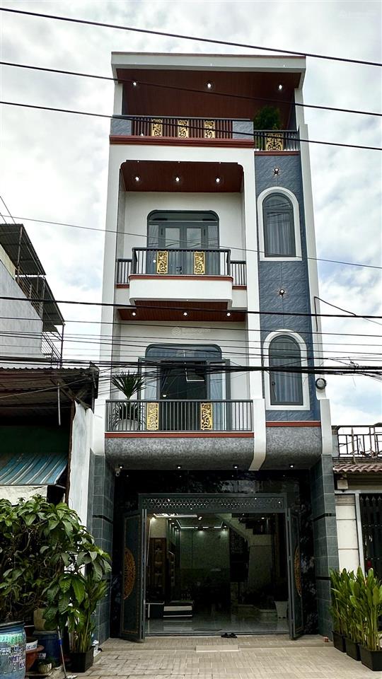 8692  bán nhà hoàn công 1t2l full nội thất gần chợ phú phong, bình chuẩn thuận an 4pn  sân ô tô