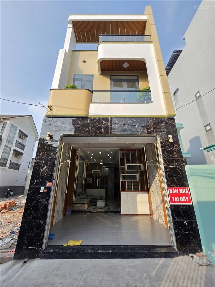 9713  nhà mới trệt lầu gần chợ bửu hòa, biên hoà, đ. bùi hữu nghĩa  3pn, đường ô tô giá 3.8 tỷ tl
