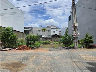 486 bán đất gần chợ hóa an, biên hòa, đ. hoàng minh chánh  89,6m2 tc 100% đường 8m thông  2,7 tỷ