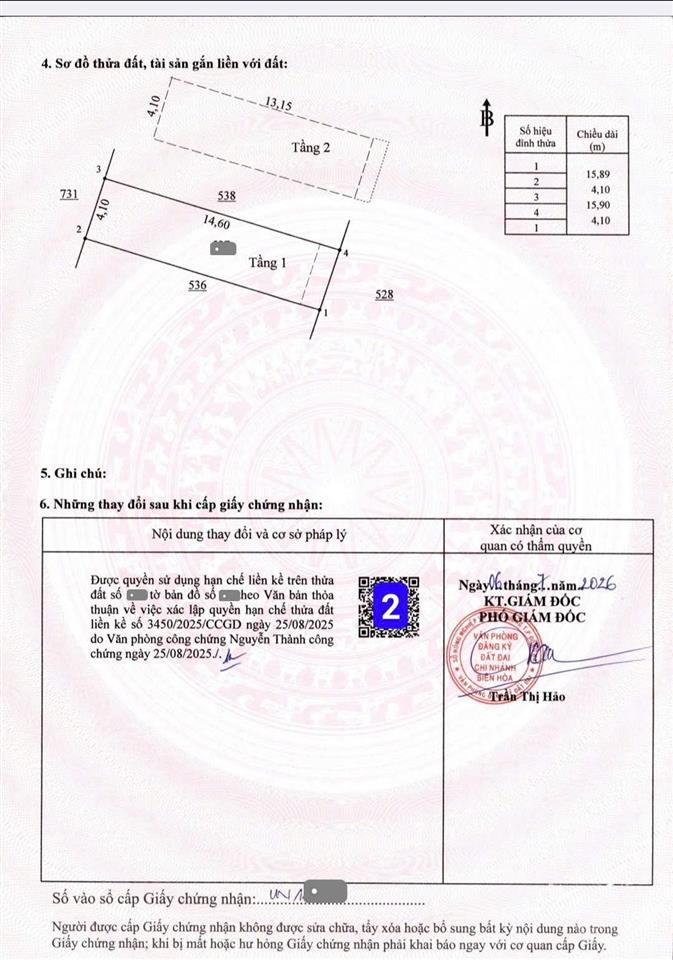 9759 nhà hoàn công 1t1l, 3 pn gần vòng xoay cầu hang, đ. nguyễn tri phương biên hòa  65m2  3t2