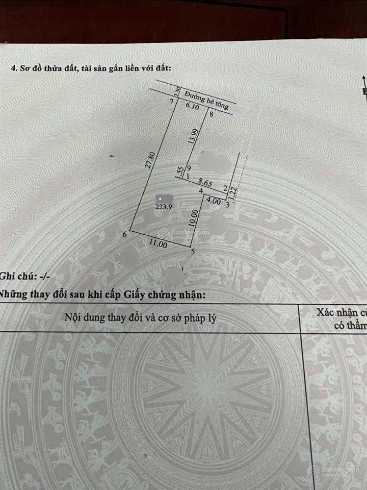 985  bán đất giá rẻ p. thuận giao gần chợ đông phú  223,9m2, thổ cư 96,7m2, sổ riêng  2,15 tỷ