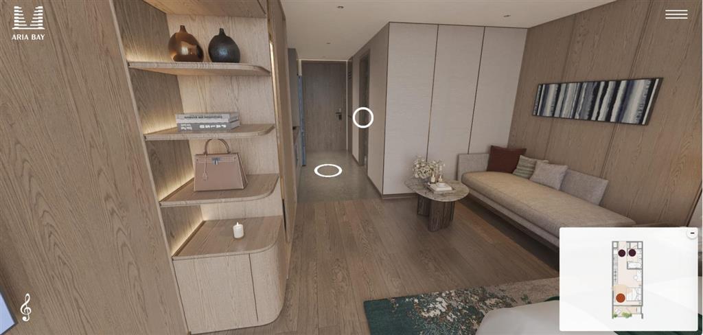 Aria bay studio nhỉnh 2,1 tỉ giá tốt nhất từ chủ đầu tư