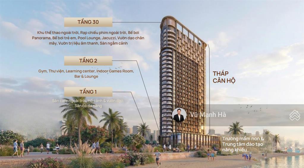 Quỹ độc quyền the sea căn hộ bến du thuyền 100% view vịnh