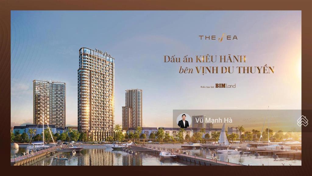 Quỹ độc quyền the sea căn hộ bến du thuyền 100% view vịnh
