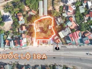 Đất mặt đường 18 cạnh dự án hạ long xanh và ga đường sắt cao tốc