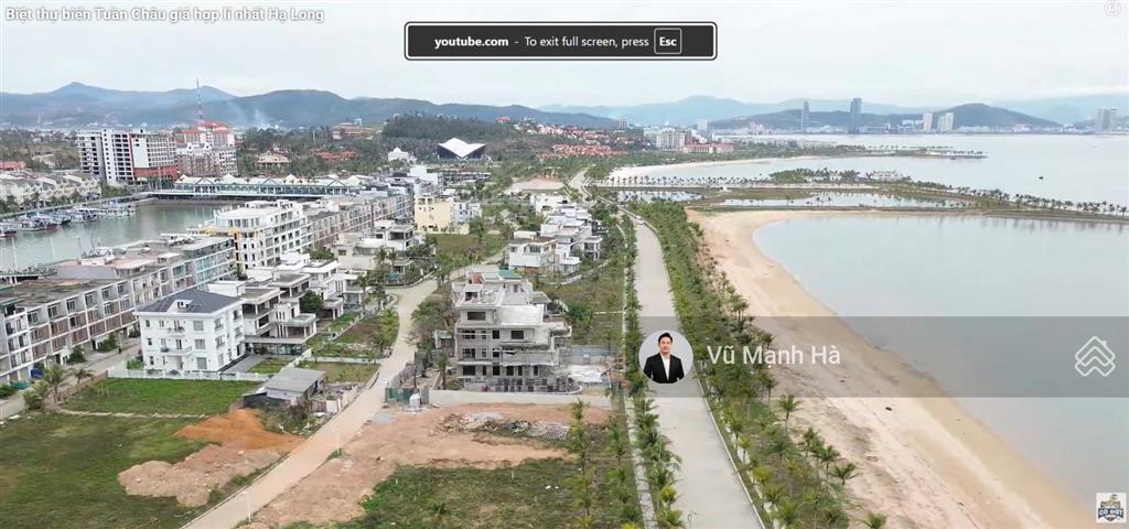 Lô biệt thự mặt biển tuần châu hiếm có, một bước chạm cát