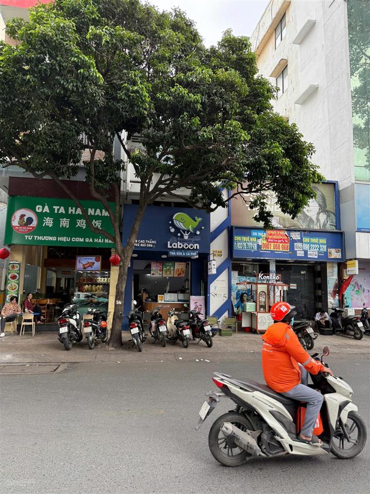 Bán nhà mt cao thắng, quận 3  dt 4x20m  cn 80m2  kết cấu 3 tầng  giá bán 25 tỷ