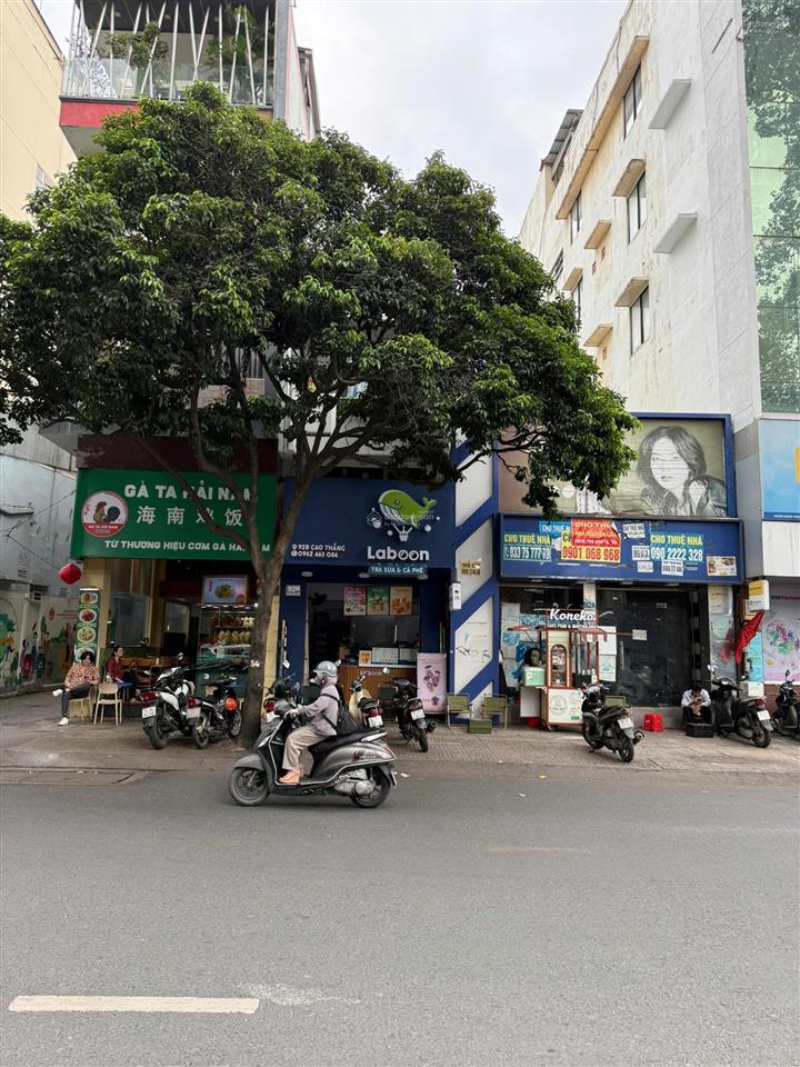 Bán nhà mt cao thắng, quận 3  dt 4x20m  cn 80m2  kết cấu 3 tầng  giá bán 25 tỷ