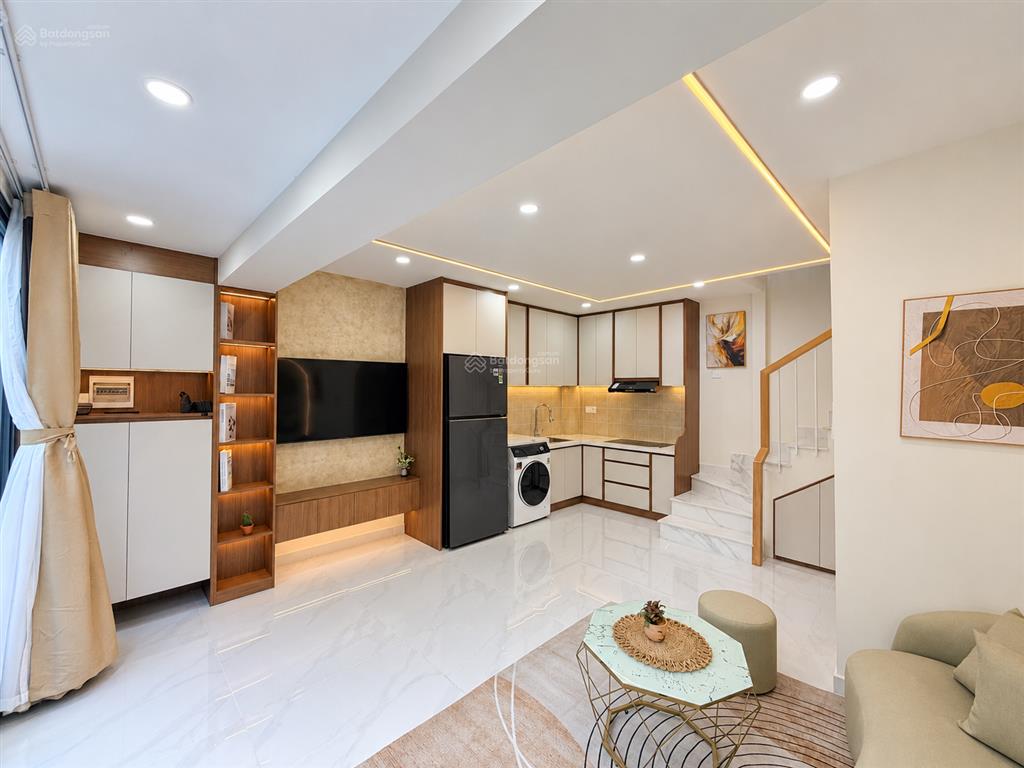 4,98 tỷ  hẻm xe hơi thông ngay đh văn lang dương quảng hàm  31.5m2 2 tầng  full nt