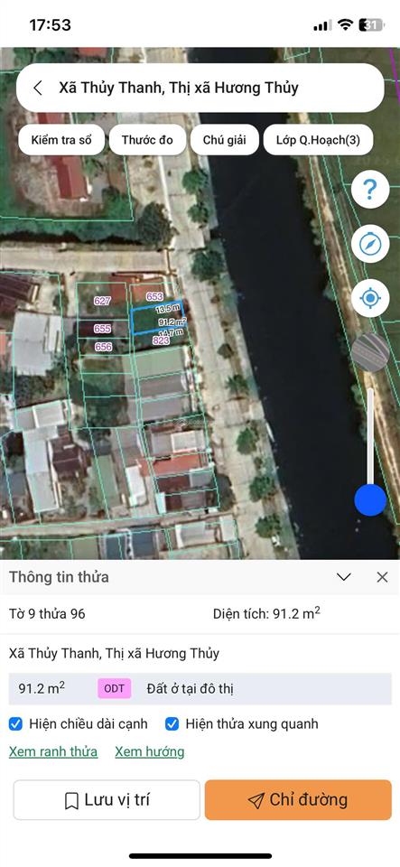 Bán đất tại khu du lịch cầu ngói thanh toàn, thủy thanh, hương thủy, 3,8 tỷ, 100m2, view đẹp